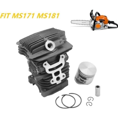Durable Quality 38mm Cylinder And Piston Ring Pin Clips Kit For STIHL MS171 MS181 181 MS181C Chainsaw Replace P/N 1139 020 1201