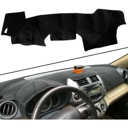 Car Dash Mat Dashboard Cover Black Polyester Fit for Toyota RAV4 XA30 EV MK2 2012