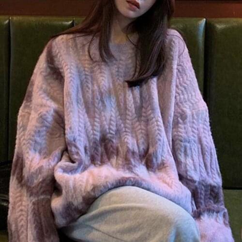 Spring/Autumn Sweet Girl Gothic Street Girl High Street Streetwear Korean Sweater Women Harajuku Punk Style Tender Girl Sweater