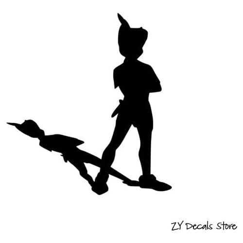 Peter Pan Wall Decals Baby Nursery Girls Boys Room Decor Cute Cartoon Wall Sticker For Child Kids Bedroom L528