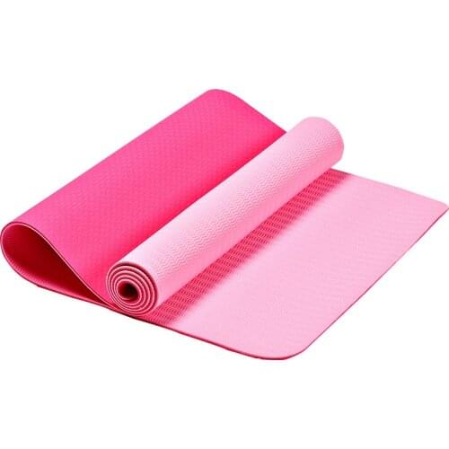 TPE Non-slip Yoga Mats For Fitness Tasteless Pilates Mat 3 Color Gym Exercise Sport Mats Elastic Pad Workout Sport 72*24 inch