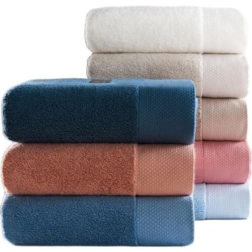 New 700g Egyptian Long-staple Cotton Soft High-end White/Grey/Blue Hotel Bath Towel 80x160CM, Strong Absorbent Bath Bathe Towel