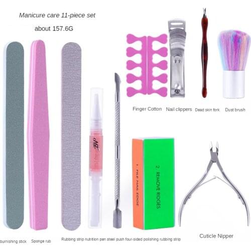 TIANMI Stainless Steel Tweezers Cuticle Nipper Nail Art Tool Professional Gel Polish Remove Manicure Kit Beauty Care Nail Tool