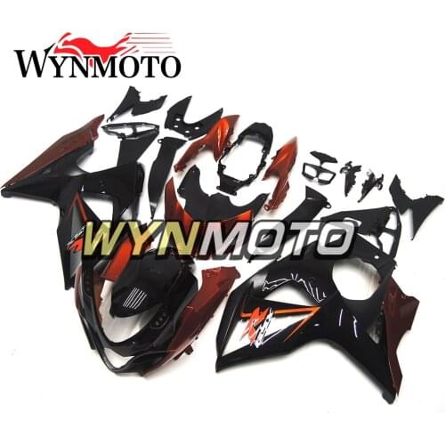 Complete Fairings Kit For GSXR1000 09-16 09 10 11 12 13 14 15 16 K9 Injection Fairing ABS Plastics Cowling Bodywork Black Orange