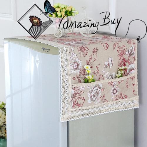 AmazingBuy Dust Cover With Storage Bag Multi-function cover Fridge Multi-purpose Washing Machine Refrigerator Top Covers