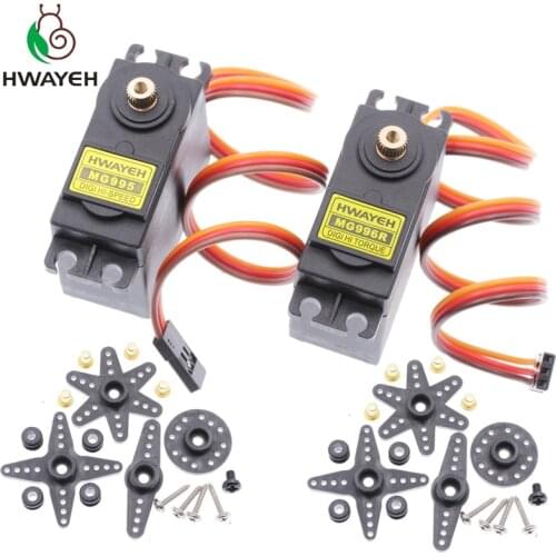 13KG 15KG Servos Digital MG995 MG996 MG996R Servo Metal Gear for Futaba JR Car RC Model Helicopter Boat For Arduino UNO Diy