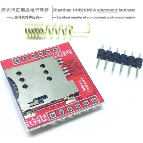 Sim800l module GPRS ADAPTER GSM module Microsim Card with antenna