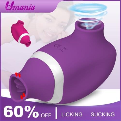 Sucking and Licking Clit Nipple Vibrator for Women G Spot Clitoris Stimulator Clitoris Female Masturbators Sex Toys for Adults