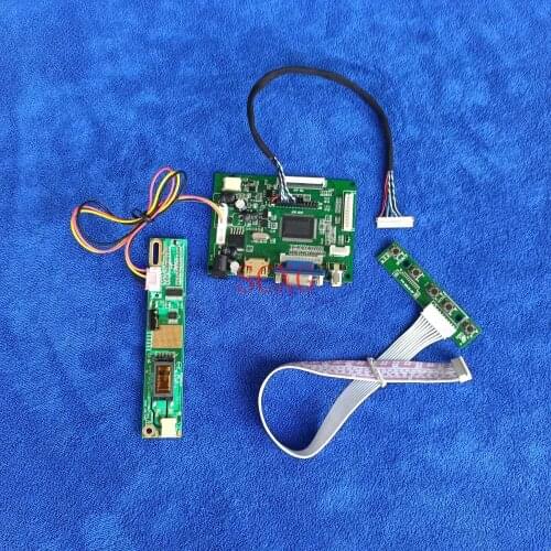 HDMI-compatible 2AV VGA 1024*768 DIY KitLVDS 20 Pin Fit D291207/L133X2/L133X3 display LCD monitor controller driver board 1CCFL