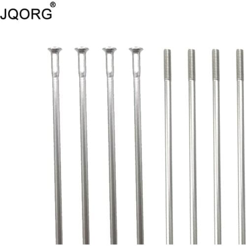 72 Pieces A Lot Pillar Spokes PSR14 Diameter 2.0mm Straight Pull Sliver Color T302 Stainless Steel Material Mountain Bike Spoke