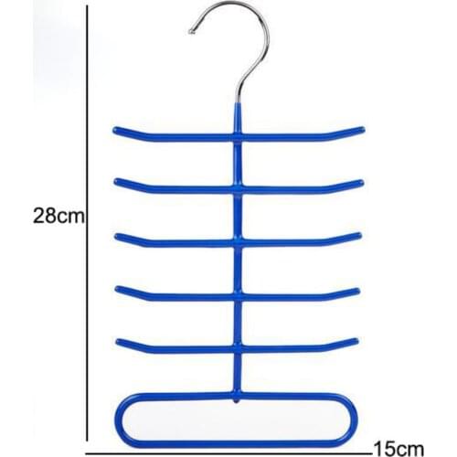 10pcs Tie rack Dip Non-slip Metal necktie Storage rack high-quality Coat Racks