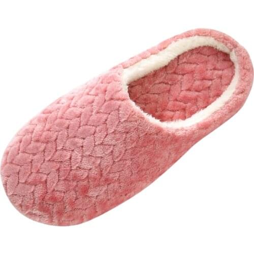 Womens House Slippers Winter Warm Home Slipper Women Flower Snow Slipper Woman Indoor Casual slippers Shoes For Woman