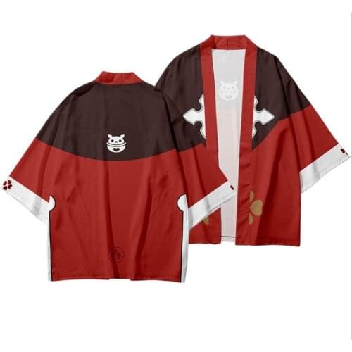 Genshin Impact 3D Japanese Kimono Haori Yukata Cosplay Fashion Summer men/womens Short Sleeve Streetwear Cardigan tshirt tops