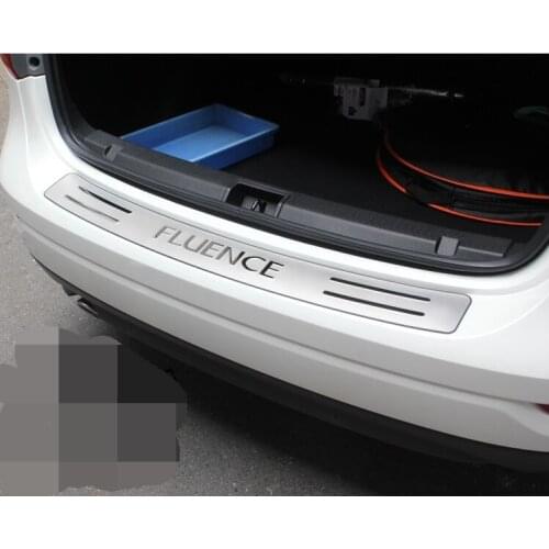 Stainless steel Rear bumper Protector Sill fit For Renault Fluence 2011 2012 2013 2014 2015 2016 2017 2018