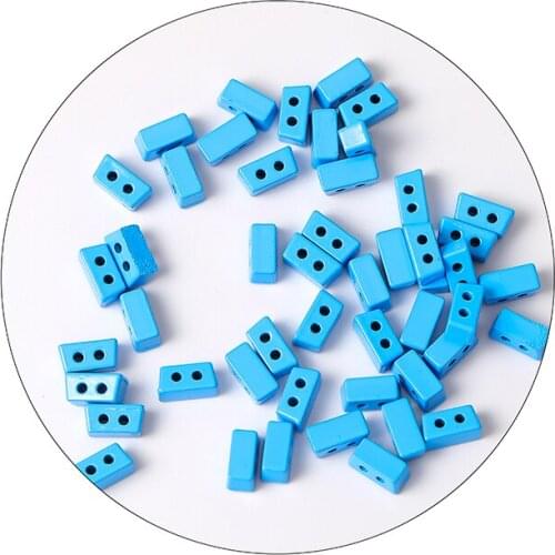 10 Pcs\lot Bohemia Loose Beads For Jewelry Making Enamel Paint Tile Candy Colors Strand Beads DIY Handmade Jewelry Accessories
