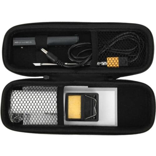 65W Electric Soldering Iron Set LED w/ Extended Storage Bag SQ-001 DC12-24V New