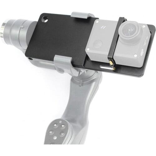 Camera Stabilizer Adaptor Portable Aluminum Alloy Black Gimbal Clamp Clip Plate for GoPro for Zhiyun for Feiyu forDJI Stabilizer