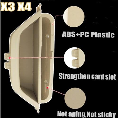 Car Left/Right Interior Door Handle Panel Pull Trim Cover Inner Door Handle For BMW X3 X4 F25 F26 2010-17 Auto Interior Supplies