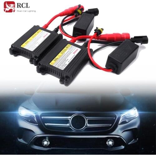 2Pcs 35W 55W Xenon Ignition Unit Block H1 H3 H7 H8 H9 H11 9005 9006 H4 Hid Digital Xenon Universal Ballast Conversion Kit