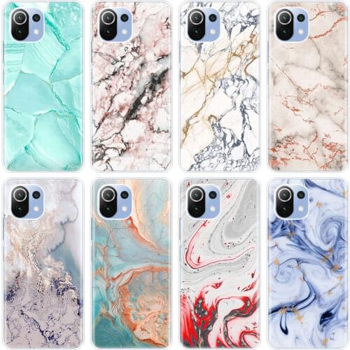 Quicksand Marble Pink Silicone Case for Xiaomi Mi POCO X3 NFC M3 F3 11X 11i 11 Ultra Note 10 S 10i 10T Pro 11 Lite 5G Soft Cover