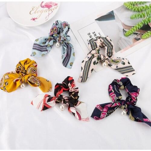 Womens Hair Bands Bow Knot Hair Bands bowknot Hair Bands Multiple Colors Hair Bands Elastic Hair Bands Elegant Ribbon Hair Bands