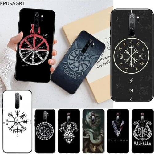 Slavic Viking symbol Kolovrat Phone Case for Redmi Note 9 8 8T 8A 7 6 6A Go Pro Max Redmi 9 K20 K30 Pro