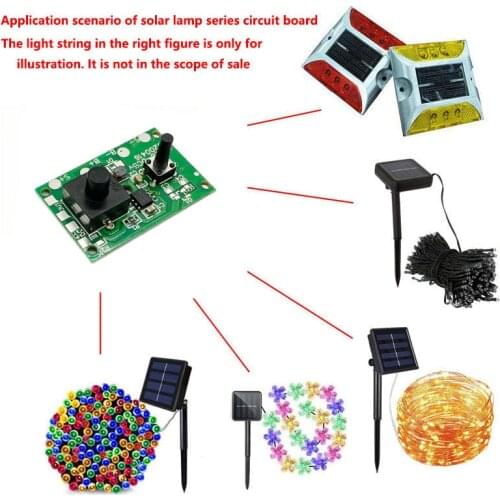 Solar lamp string controller 1.2V solar lamp string controller. Solar lamp string circuit board. Solar nail lamp controller. Chr