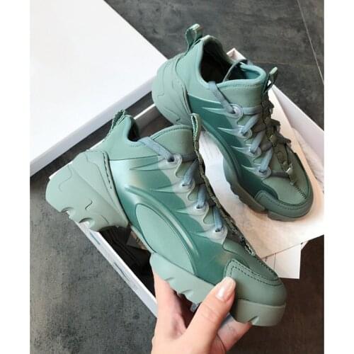 2020 Women Sneakers Fashion Colorful Genuine Leather Flat White Woman Shoes Shallow Stretch Running Shoes Woman Mujer Pisos