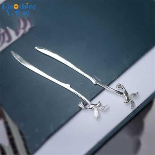 Top Promotional Bookmark Metal Bird Bookmarks Customized Lettering Student Graduation Gift for Writing Supplies Bookmarks M161