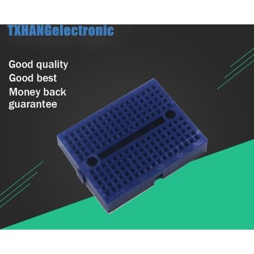 Breadboard blue mini 170 Point Solderless PCB Solderless Prototype breadboard for arduino shield diy electronics