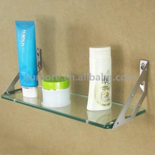 100PCS DHL free shipping stainless steel multifunction wall shelf bracket glass shelf bracket home improvement