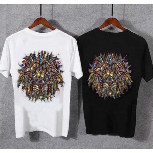 Men Hot drill tShirts 2021 Hot T-shirt Casual Streetwear new 2021 Tshirt Hip Hop Top Tee Male