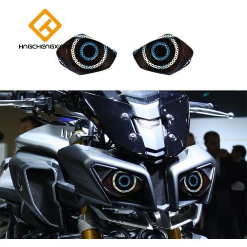 Motorcycle headlight protection sticker Front Fairing Headlight Sticker Guard Sticker for YAMAHA MT-10 R1 R6 YZF-R1