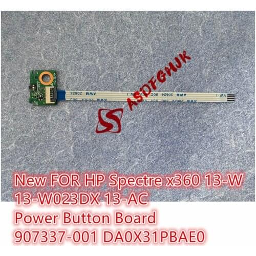 New For HP Spectre x360 13-AC 13-AC000 13-AC010CA 13-AC013DX 13-AC020CA Laptop Power Button Board 907337-001 DA0X31PBAE0