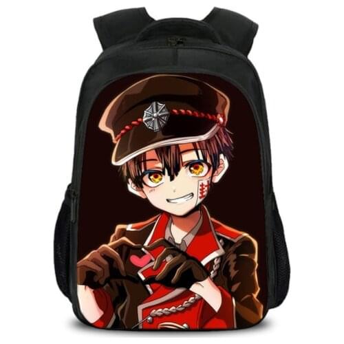 New Anime Toilet-bound Jibaku Shounen Hanako-kun Backpack Laptop School Bag Boys&Girls Mochila Fashion Schoolbag