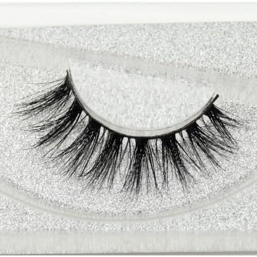 Visofree 3D False Eyelash Siberian Mink Lashes Luxurious Natural Messy Volume Fluffy Long Fake Eyelashes Handmade makup D23