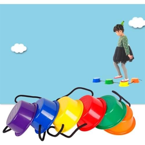 Step By Step Stone Kindergarten Children Balance Stone Indoor Outdoor Balance Training Sport Toy Early Education Stepping Stones