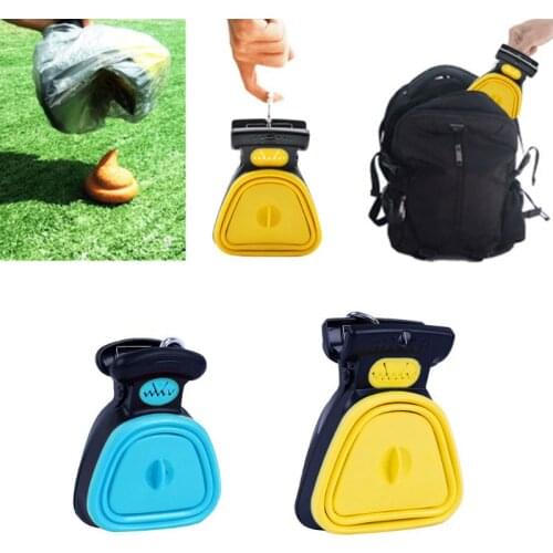 Pet Dog Travel Folding Poop Scoop Clean Pick Up Droppings Cleaner Mini Toilet