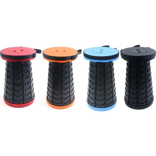 Telescopic Stool Folding Chair Outdoor Portable Stool Folding Chair Camping Stool Convenient Fishing Chair