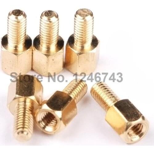 10PCS/LOT 5+6 Copper Pillars Height M3 (Thread 6 mm)
