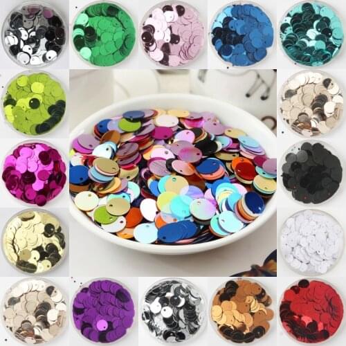 400Pcs/Pack 8mm Flat Round Craft Sequins Paillettes Robe Paillette et Sequin Femme Sewing Accessories DIY Dress Lentejuelas