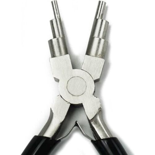 Heavy Duty 6 in 1 Bail Making Pliers,Loop Sizes 3-10 mm,Wire Looping Forming Pliers Jewelry Making Supplies