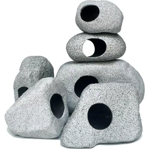 Fish Tank Landscaping Decoration Cichlid Fish Shelter House Parrot Shaped Fish Breeding Tank Shrimp House Spawning Clay Pot