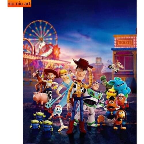 DIY Disney Cartoon "Toy Story" Full Diamond Embroidery Diamond Mosaic Diamond Painting Cross Stitch Kits Home Decor Christmas