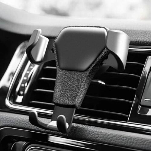 Car Gravity Bracket Air Outlet Mount Rotatable Universal Auto Phone Holder Stand for Xiaomi Huawei IPhone 12