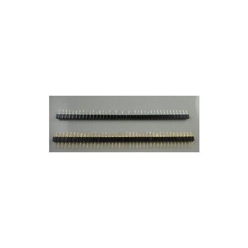 Free Shipping 10pcs 1x40 Pin 2.54 Round Female & Male Pin Header connector