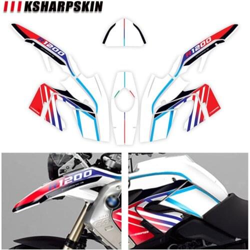 Motorcycle body decorative sticker Front fairing waterproof moto decals stickers kit For BMW R1200GS 2008-2012 gs r1200 R1200 gs