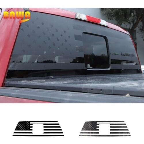 BAWA Car Exterior Rear Windshield Window Decoration Stickers Accessories For Ford F150 2015