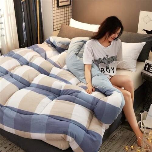 Children cartoon patchwork Thick warm Quilt Duvet home Luxury Printed thicken Autumn/Winter Blanket Bedding Comforter quilting