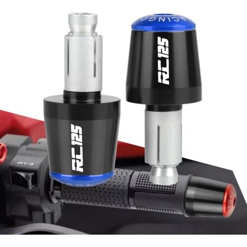 FOR RC125 2011 2012 2013 2014 2015 2016 2017 Motorcycle CNC Handlebar End Moto Grip Ends Plus Handle Bar Grips Ends Tips Cap